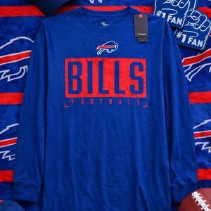Buffalo Bills Long Sleeve Shirt 3XLT Fanatics NFL Football NWT